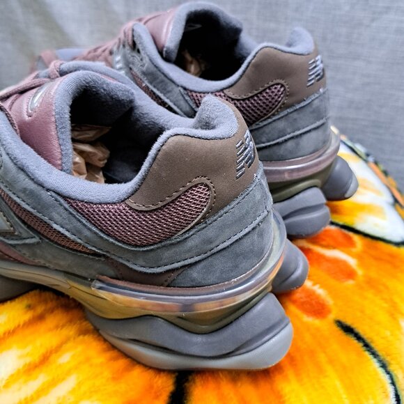 Size 12 New Balance Low Top Sneakers U9060Bcg 2022 Men Maroon Gray - Picture 5 of 15